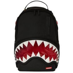 Sprayground Shark Teeth Black Backpack / Tas Branded Original