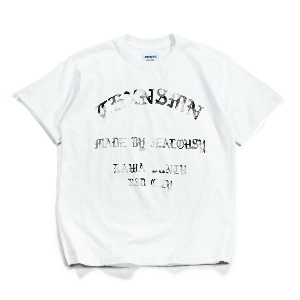 Tshirt Levine Distressed White Thanksinsomnia Size S