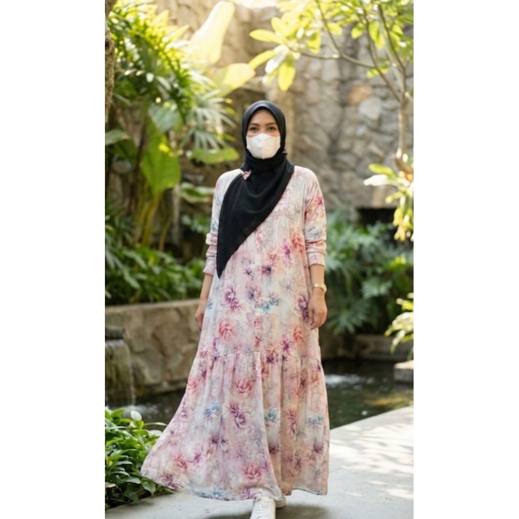 Gamis rayon premium KK