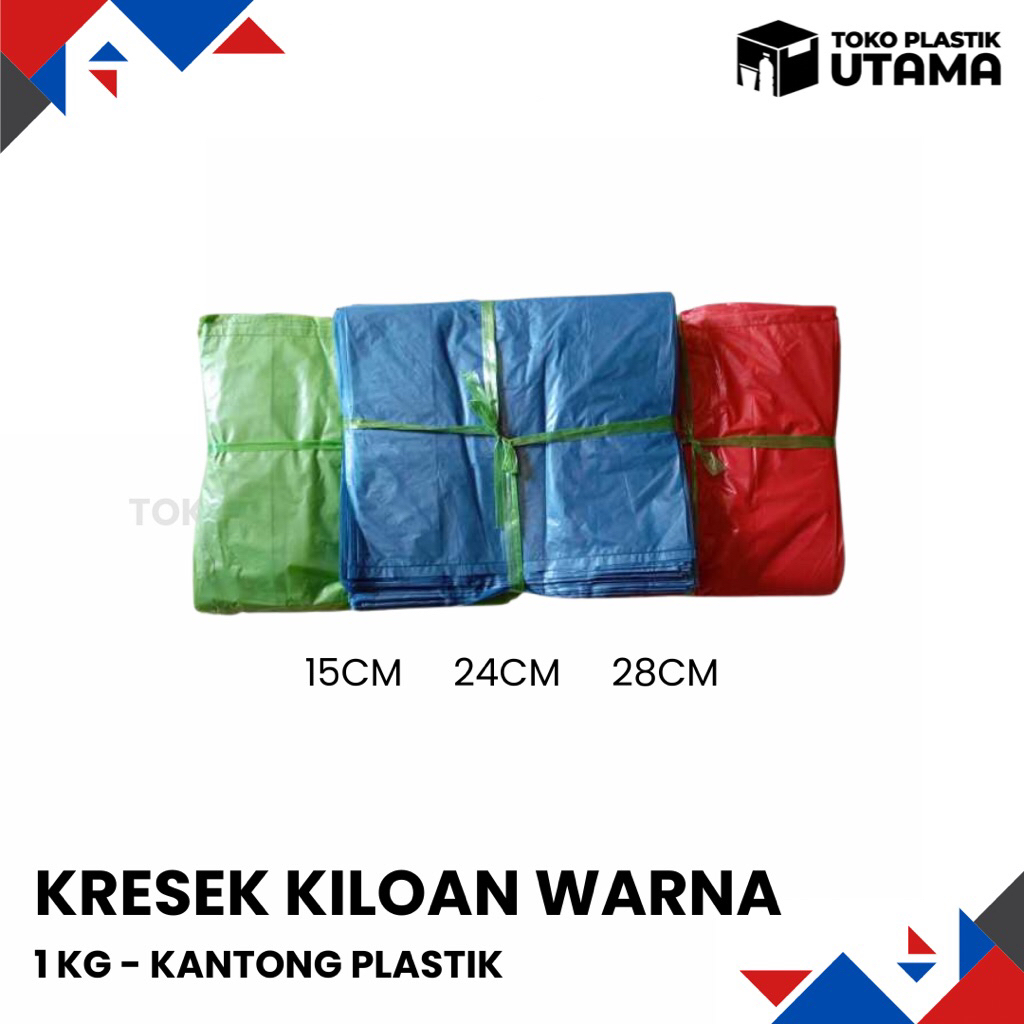 Kantong Plastik Kresek Kiloan Warna 1kg