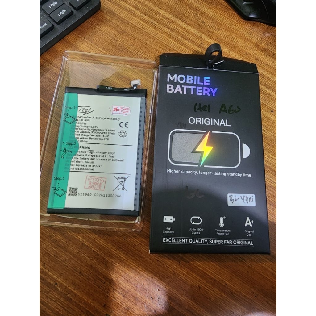 baterai itel a60/a60s ori