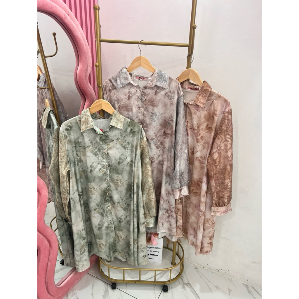 Tunik Silk wanita premium