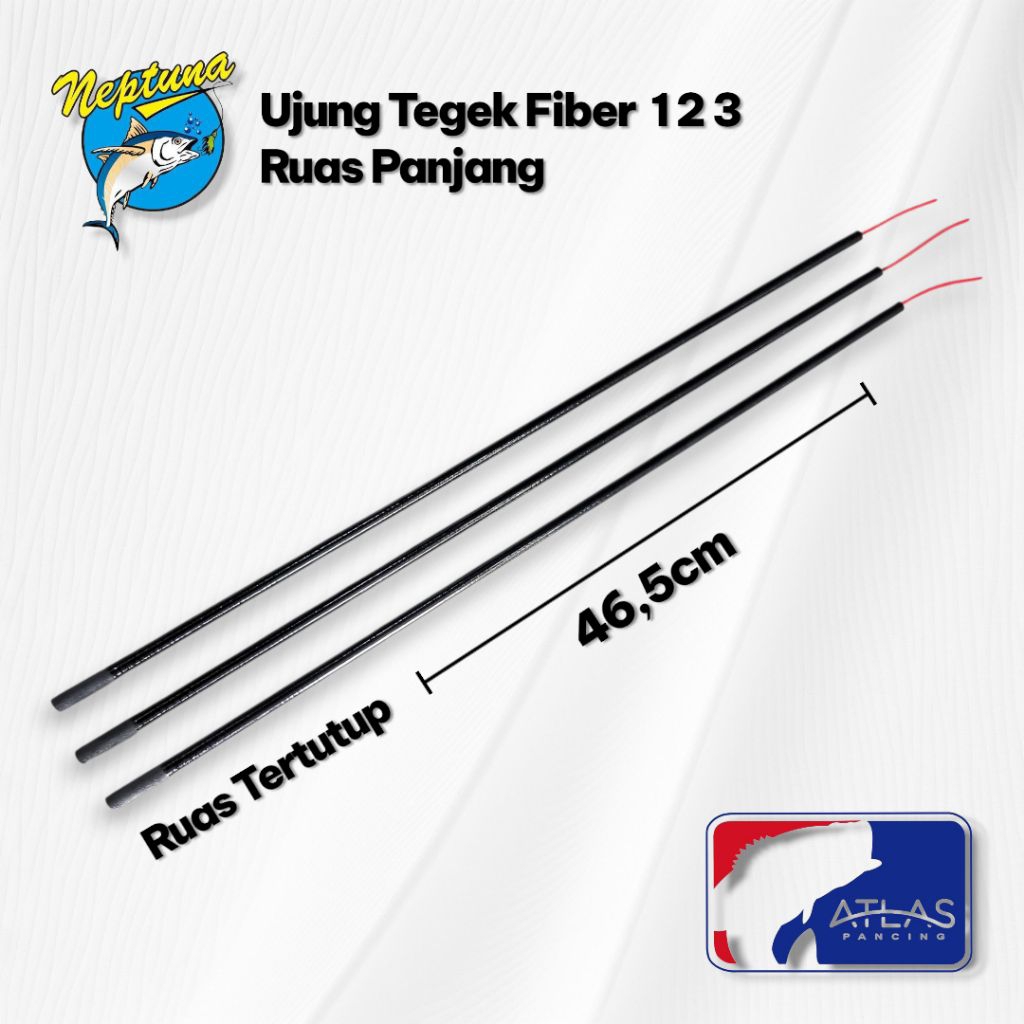 Ujung Tegek Fiber 123 46,5cm Ruas Panjang
