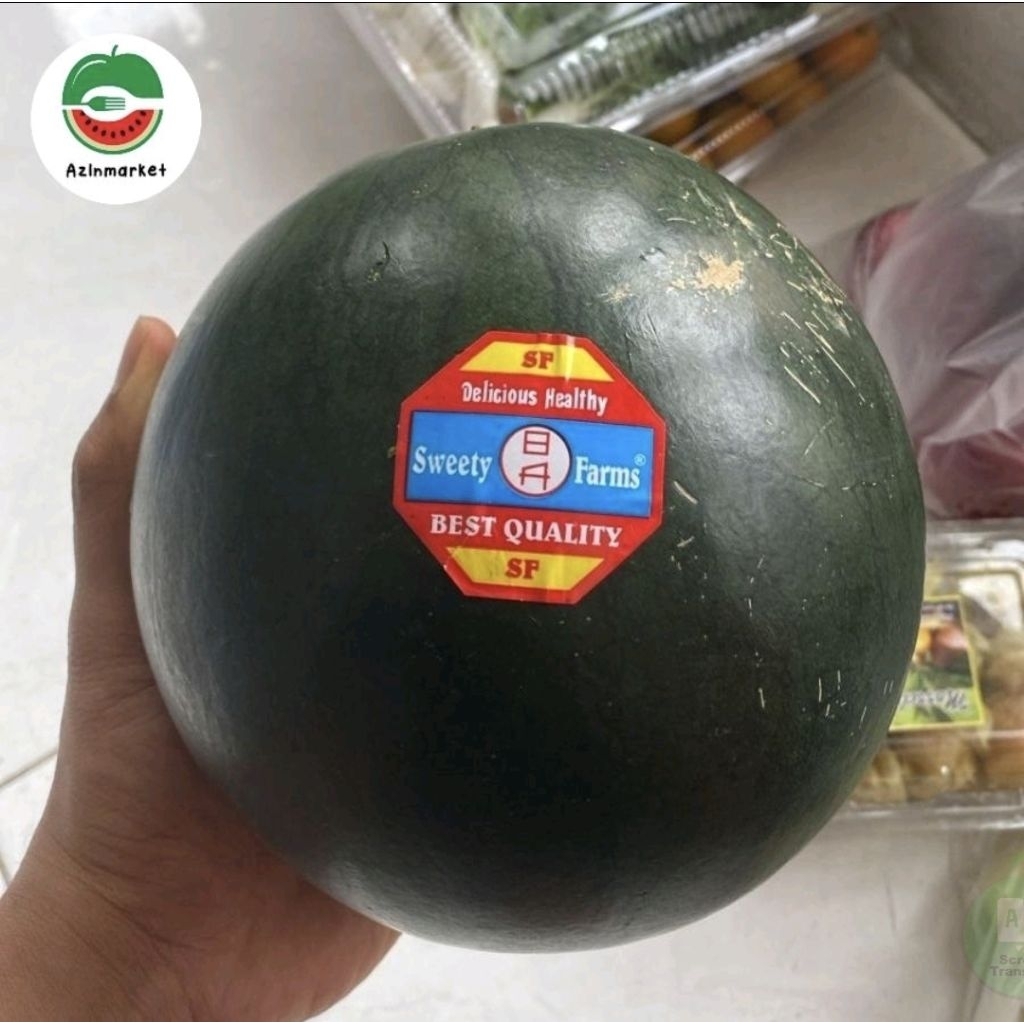 Semangka Baby Seedless Manis / Buah Semangka Baby / Pcs