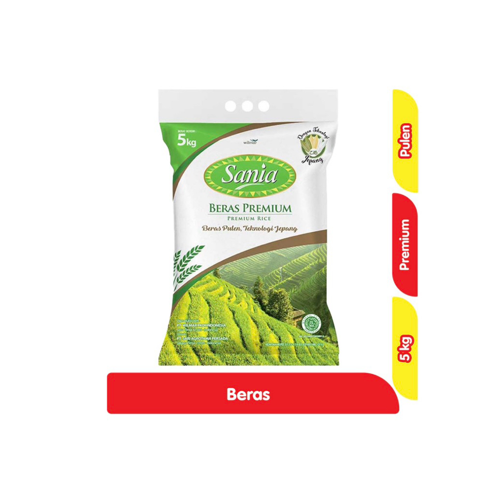 Sania Beras Premium 5000 g