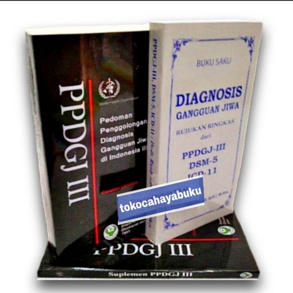 Paket Buku saku PPDGJ dan SEPAKET PPDGJ WHO ( Hitam )