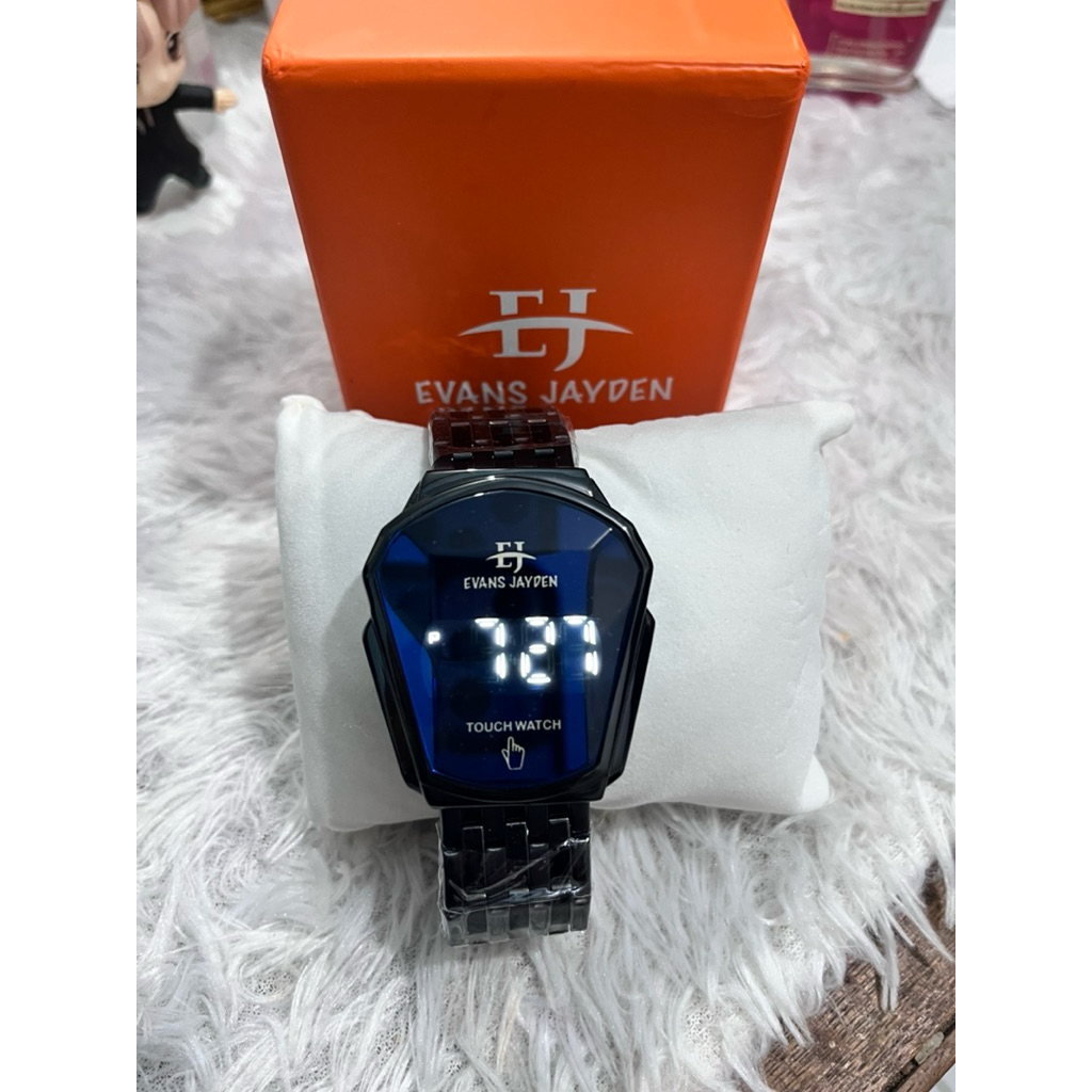 Jam Tangan Pria Evans Jayden 9953 - Desain Modern, Tahan Air, Layar Sentuh