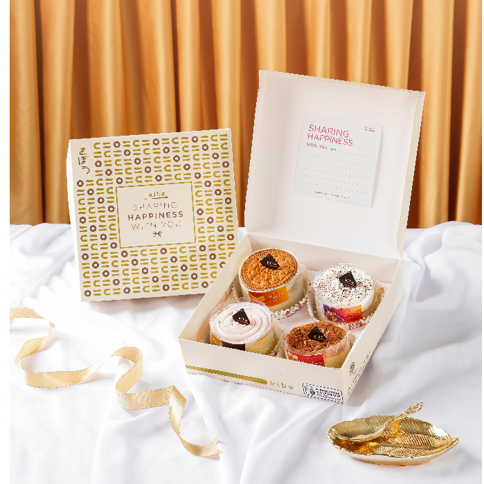 Happiness Hampers (4 pc Kibo Mini Molten Cheese Cake)
