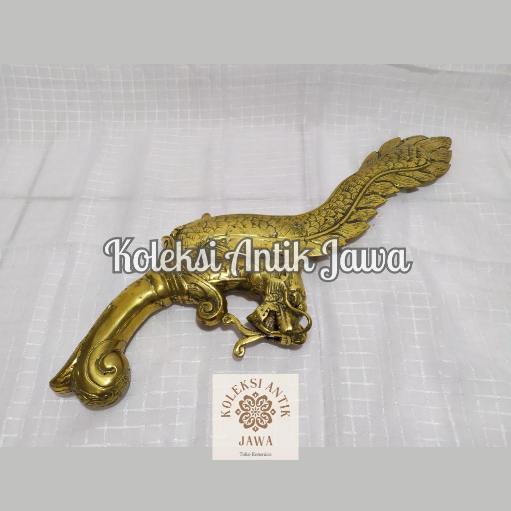 Kerajinan Kuningan Keris Naga Liong Kepala 1