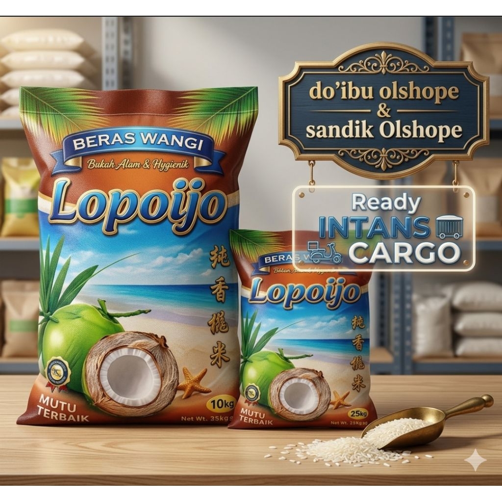 lopo ijo kemasan 10kg siap kirim SBY