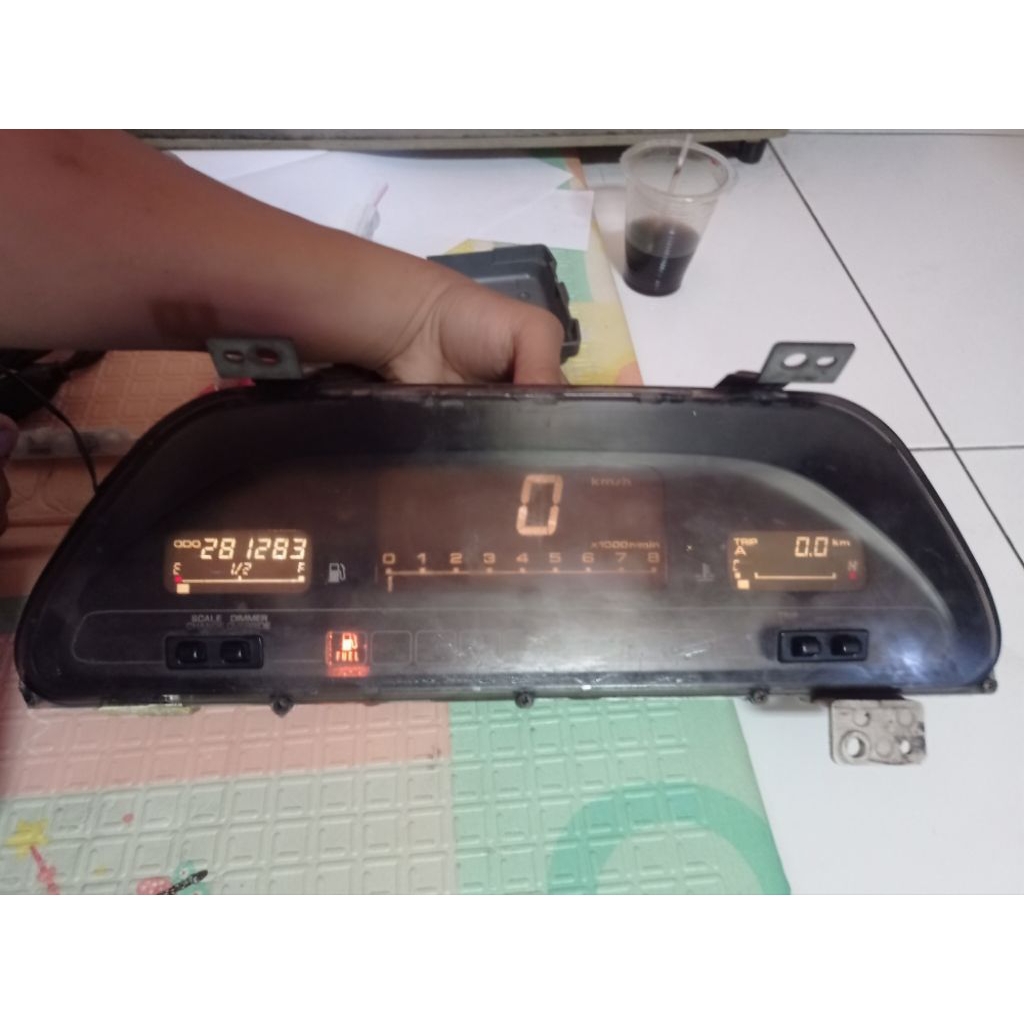 Speedometer digital Mazda interplay