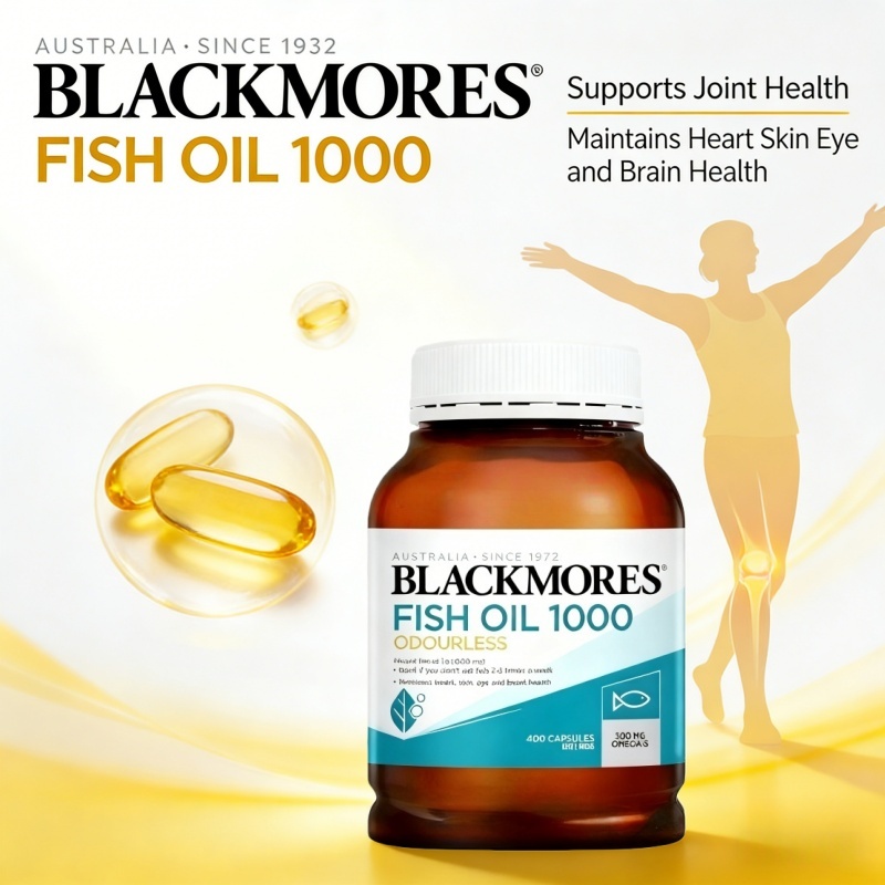 [EXP2028]Blackmores Omega 3 Fish Oil Vitamin Minyak ikan 1000mg blackmores minyak ikan anakMeningkat