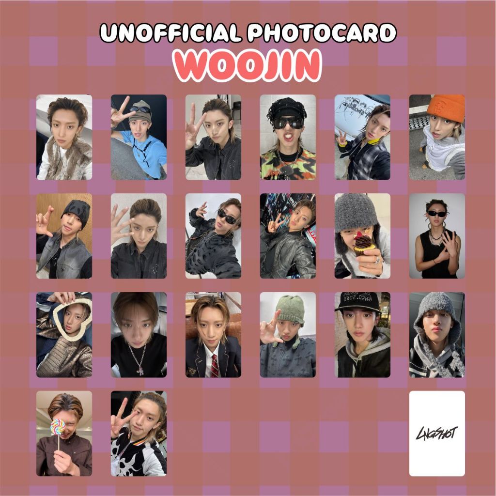 WOOJIN LNGSHOT / PHOTOCARD SELCA UNOFFICIAL KPOP / OHYUL RYUL WOOJIN LOUIS