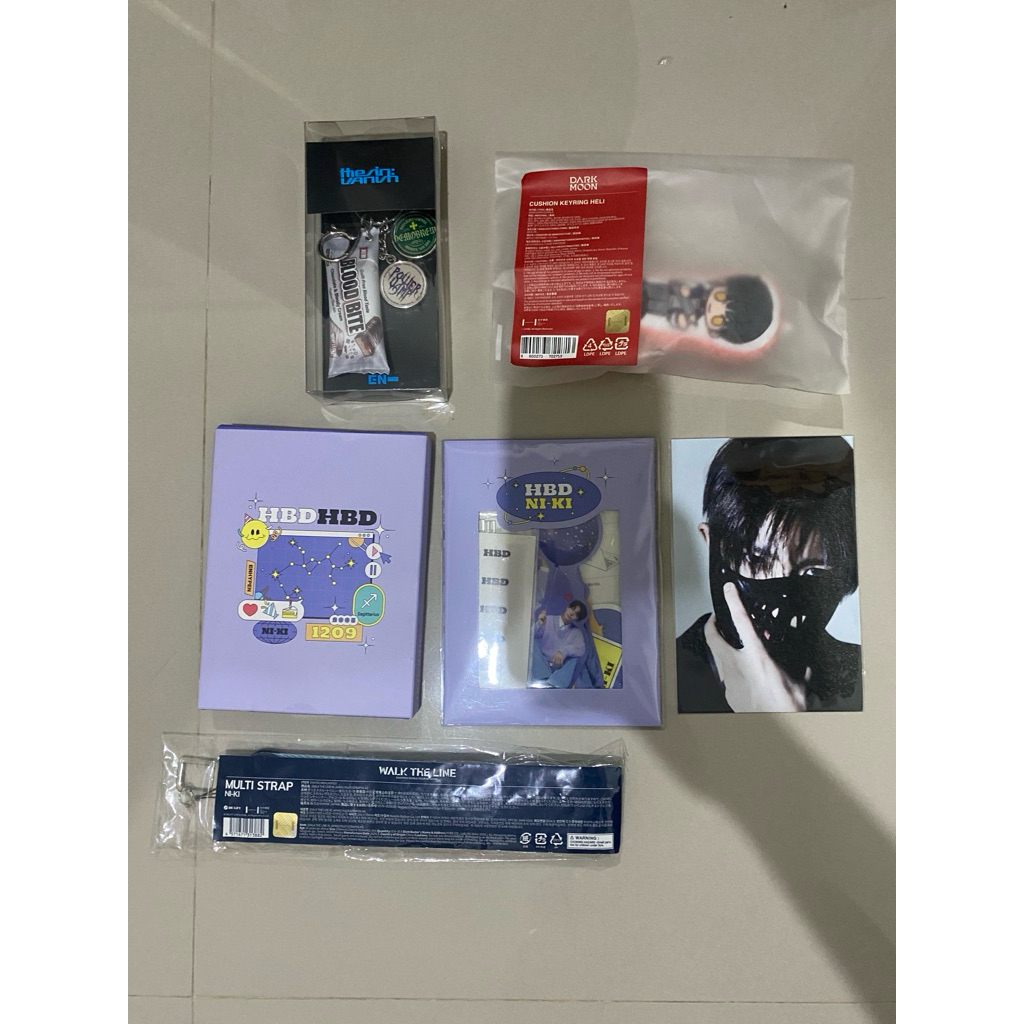 [READY STOCK] NI-KI Acrylic Frame & Keyring, Deco Sticker Set Nishimura Riki