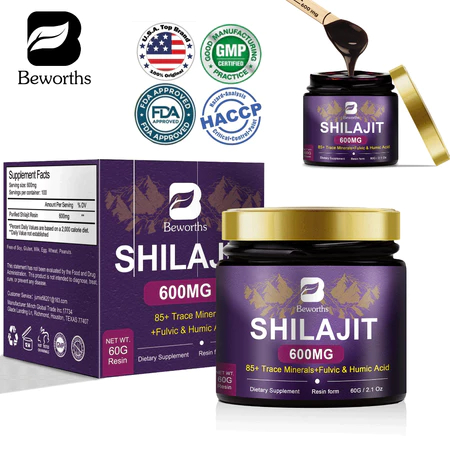 BEWORTHS Pure Himalayan Shilajit Resin - 100% Murni - Booster Stamina Pria & Vitalitas - Suplemen Ke