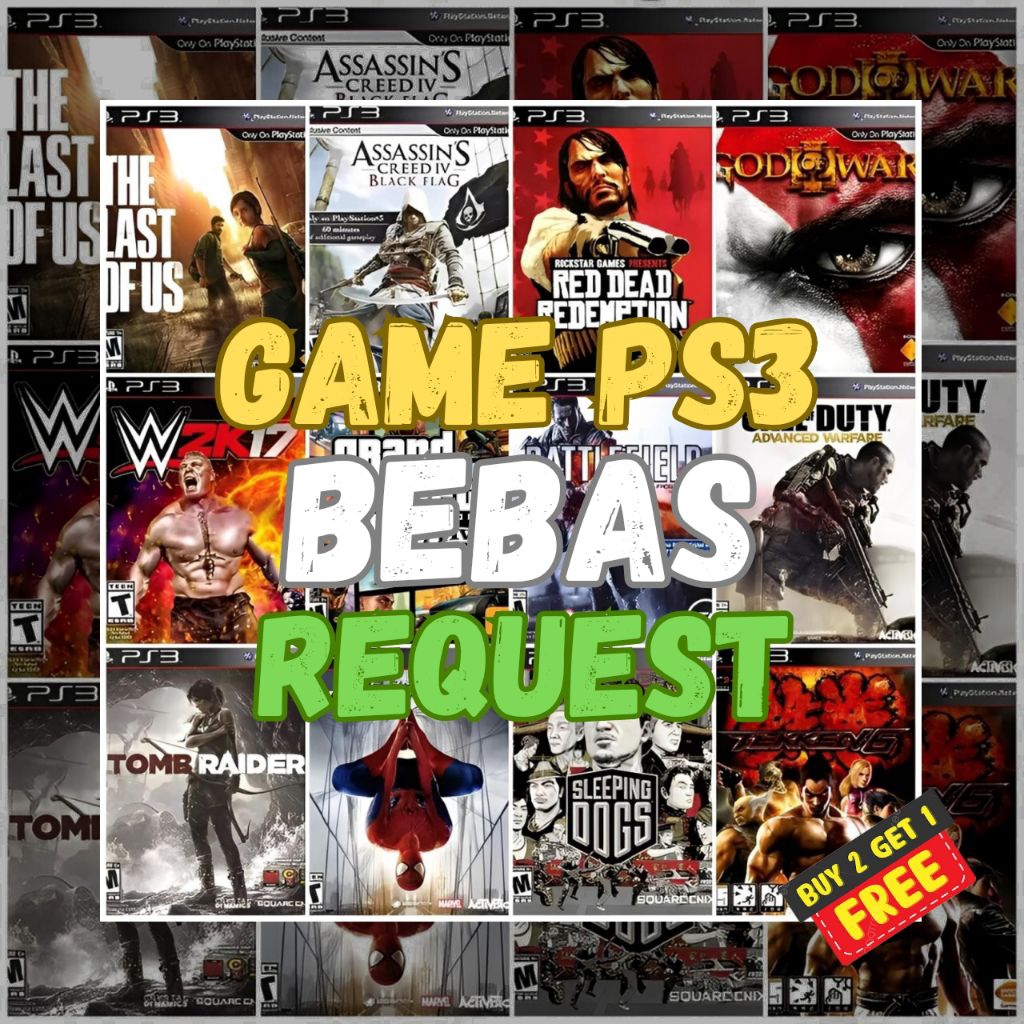 Game PS3 Lengkap HEN/CFW - Bisa di mainkan di ps3 | laptop