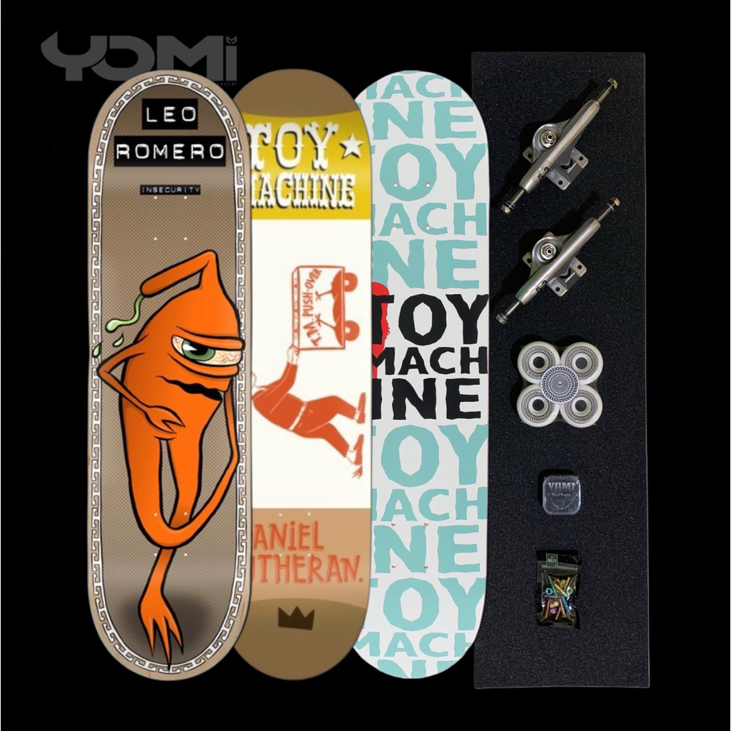 Toy Machine Skateboard Fullset ukuran 7.5 8.0 8.25 8.5 | Rekomendasi Skateboard