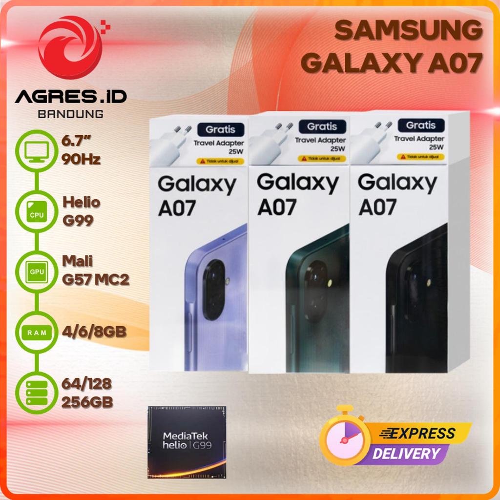 SAMSUNG GALAXY A07 4GB/6GB 64GB/128GB/256GB GARANSI RESMI INDONESIA