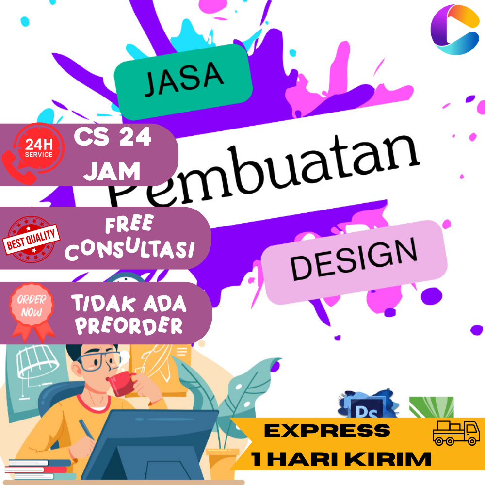 Cetak INC  Print Jasa Desain Sticker Logo Stiker Kemasan Makanan Botol Minuman 2X REVISI