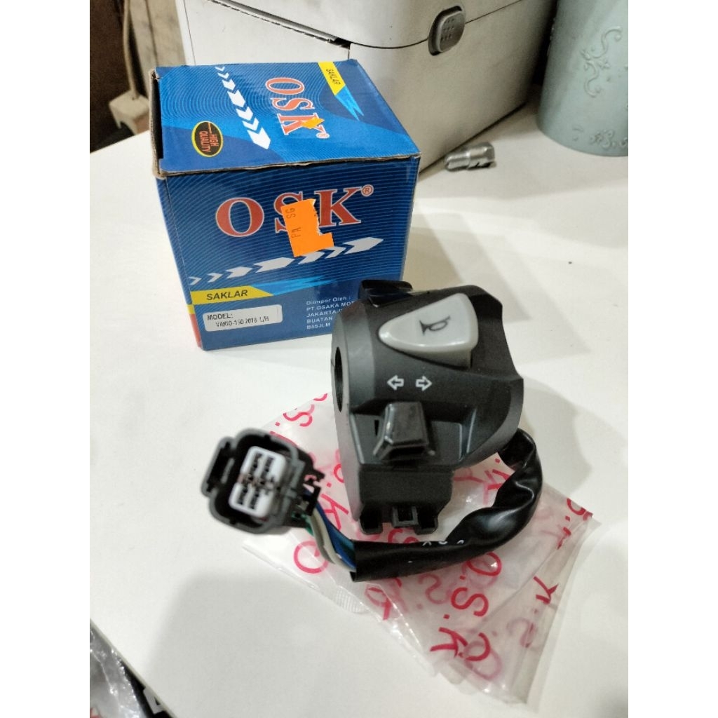 Saklar Kiri / Holder Kiri Vario 150 New / Vario 125 New Hazard