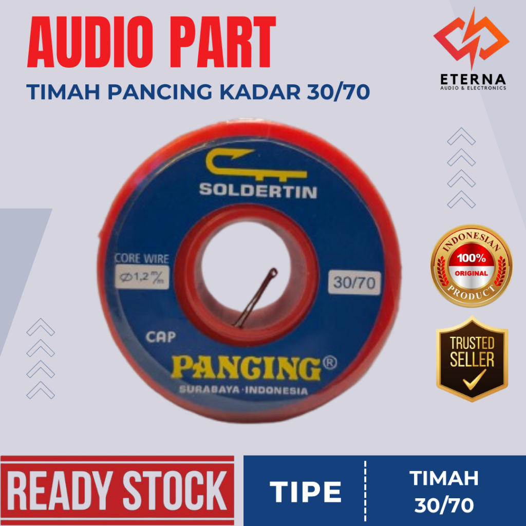 TIMAH SOLDER CAP PANCING 30/70  - 500 gram 100%ORIGINAL