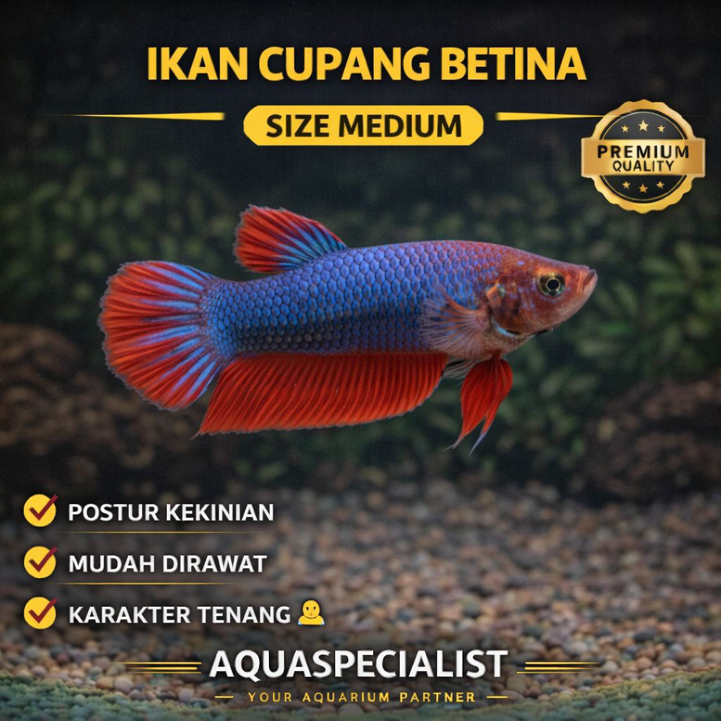jual ikan cupang betina - cupang hias betina