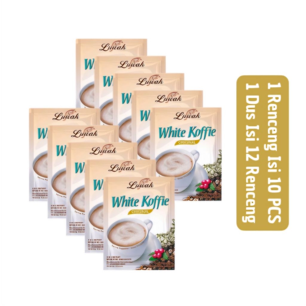 Kopi Luwak White Koffie Original | Kopi Instan 1Dus - 20g/120pcs