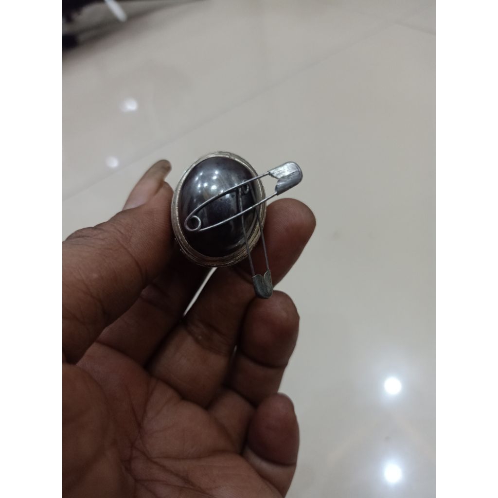 cincin batu badar besi kursani jari 8 E