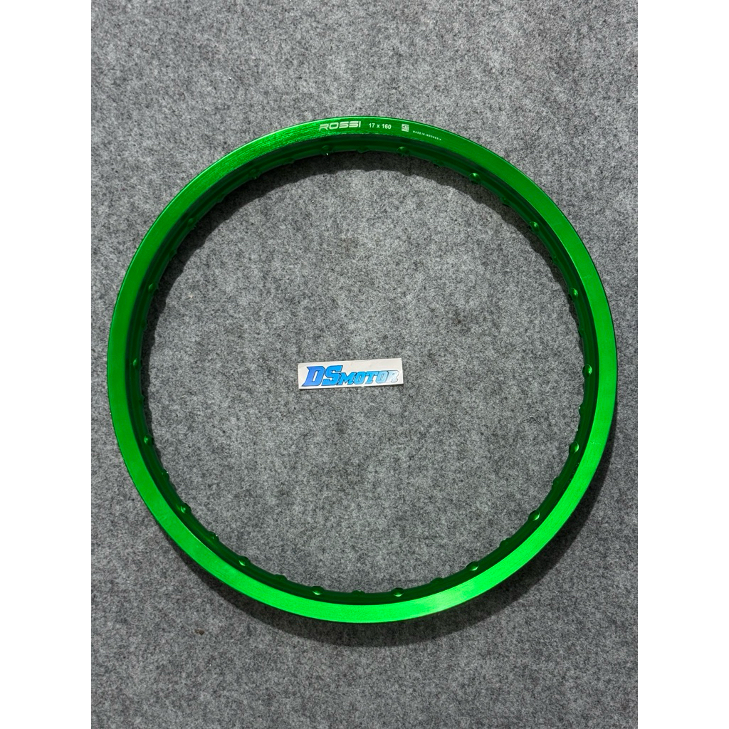 velg velk ruji jari-jari VROSSI V ROSSI V-ROSSI HIJAU GREEN UKURAN 140 160 RING17 R17 RING 17 HOLE L