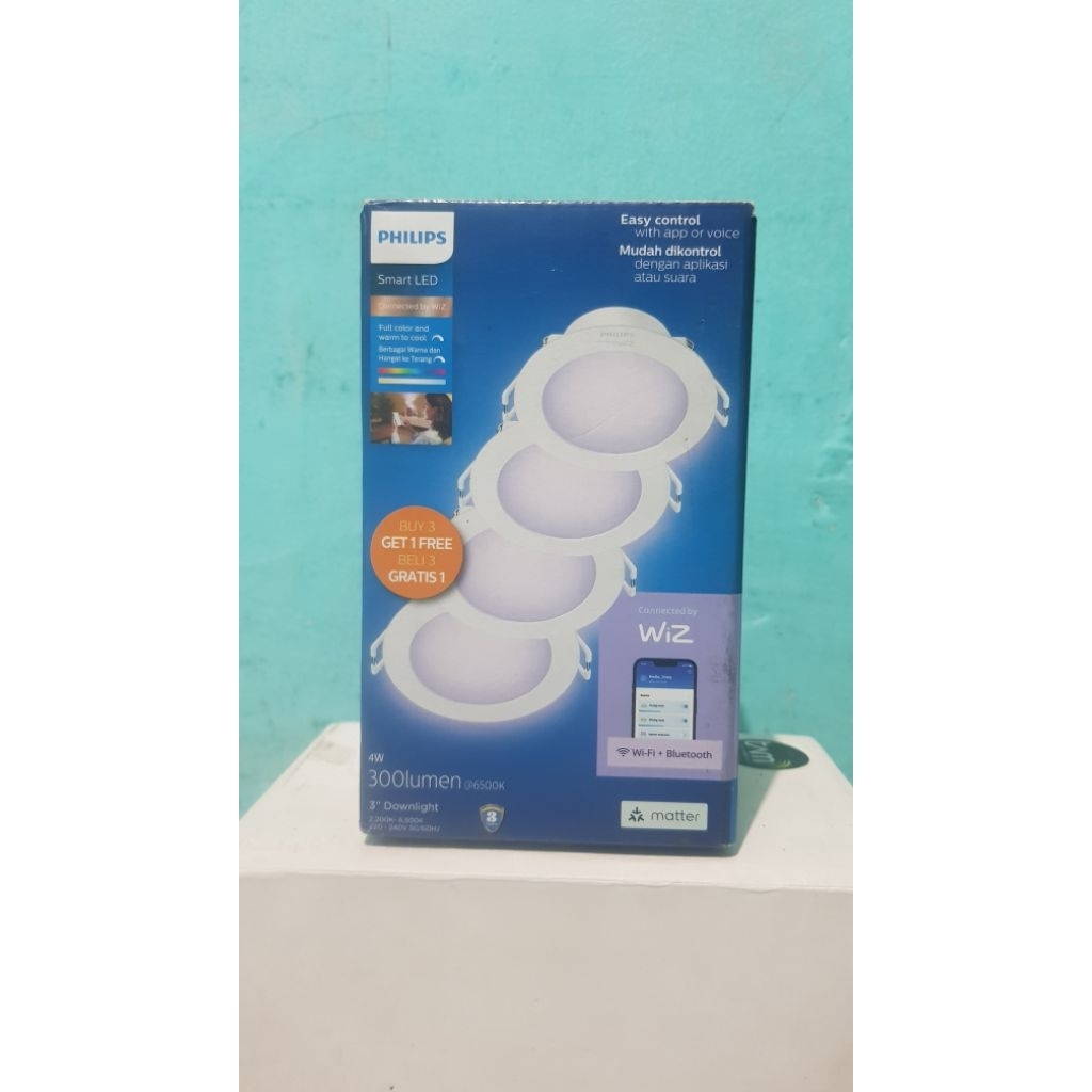 smart downlight phillips 4 watt RGB
