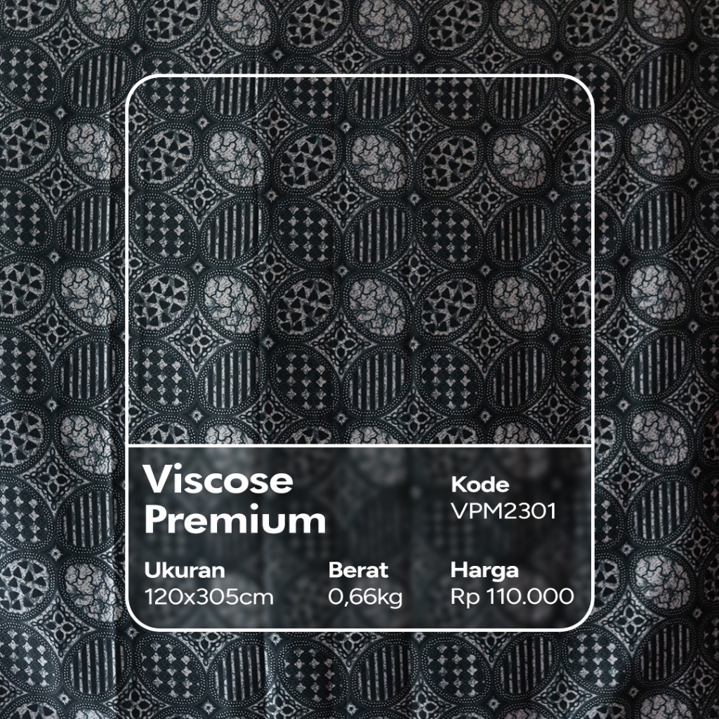 Kain Batik Potong Kiloan | Viscose Premium | Hitam Kebiruan | Batik Cantek | Harap Baca Deskripsi Se