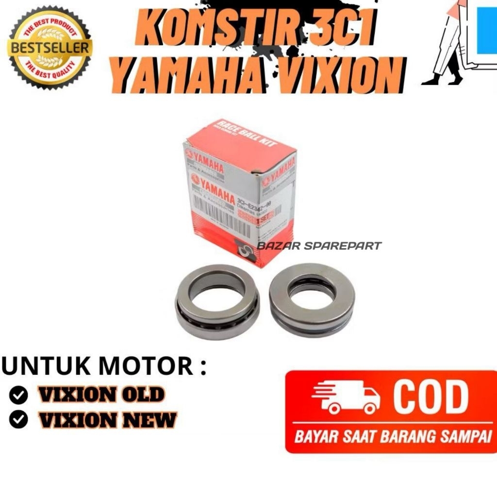 100% original Komstir Set Yamaha Vixion Old NVA NVL Vixion R New BK8 R15 V2 Xabre MT15 Asli Ori Yama