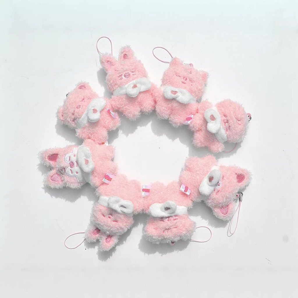 READY SKZOO SCRET MICRO PINK MINI DOLL STRAYKIDS PLUSHIES PLUSH DOLL SKZ