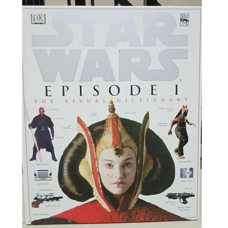 DK Star Wars Episode I Visual Dictionary Buku Bekas 64 Halaman Hardcover Jacket (preloved)