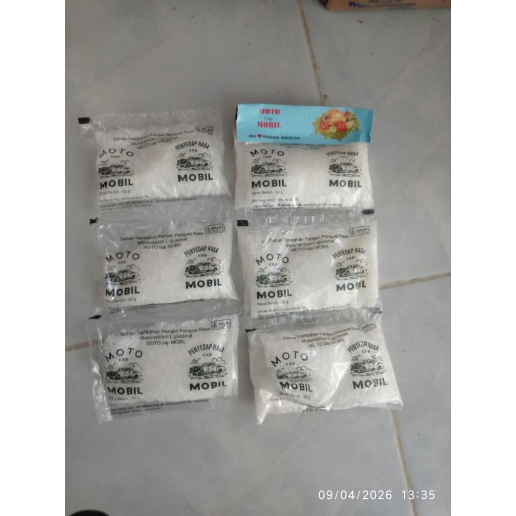 moto mobil /micin penyedap rasa 50 g