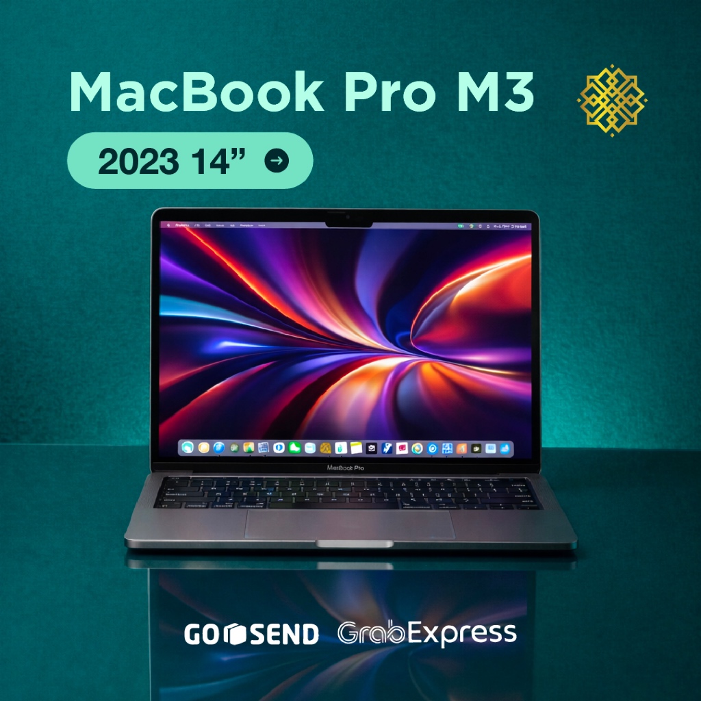 MacBook Pro 2023  | CHIP M3  | 14 inch-16 inch | RAM 8/16 | SSD 128/256/512/1TB/2TB | Second Like Ne