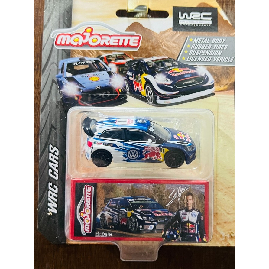 Majorette WRC Cars – Volkswagen Polo R WRC (S. Ogier)