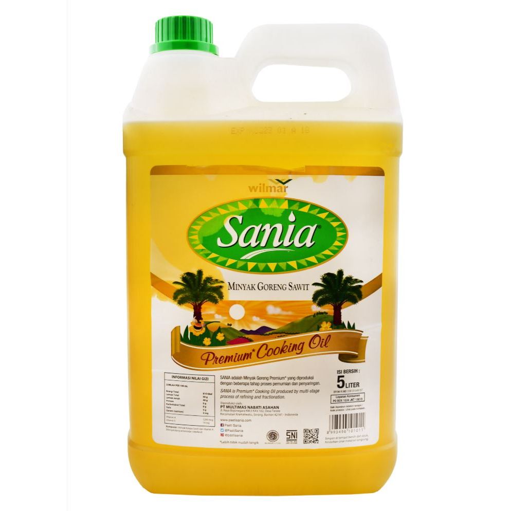 Minyak Goreng Sania 5 Liter Jerigen