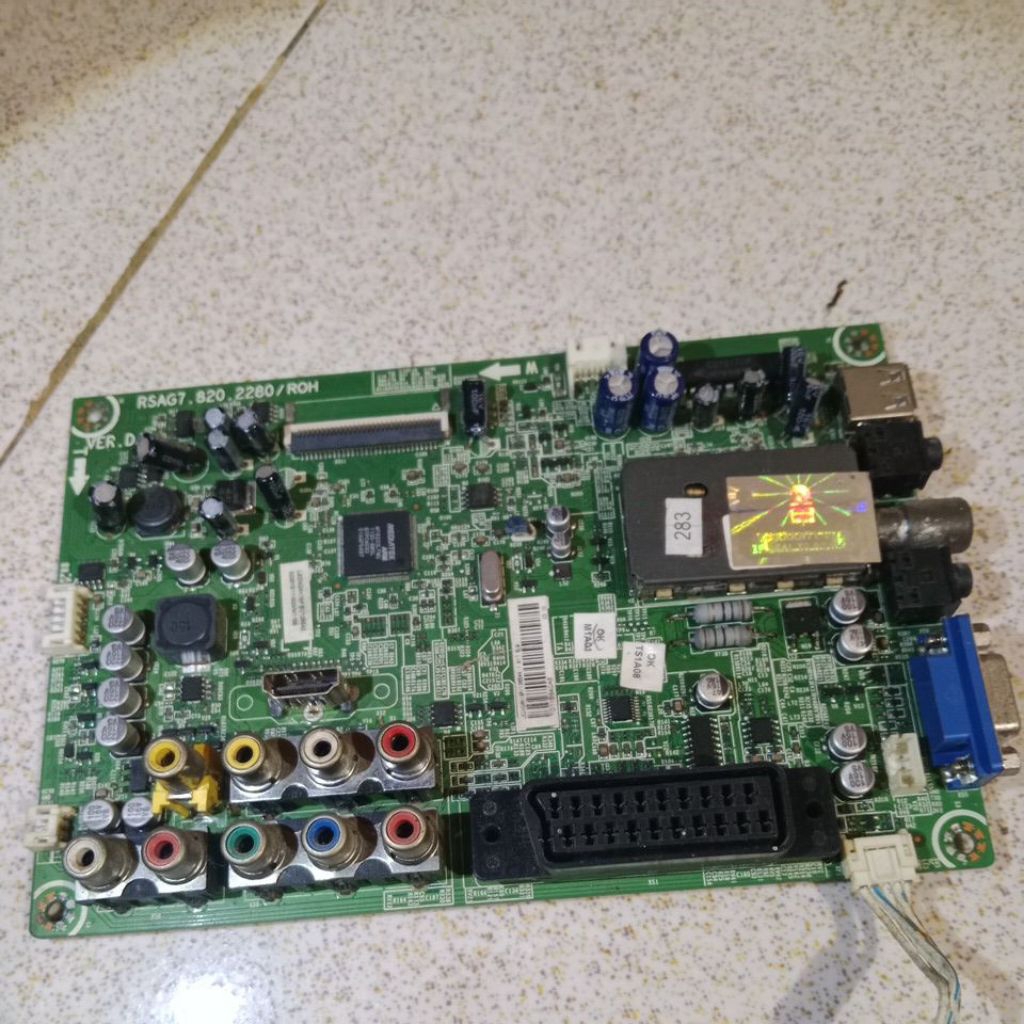 Normal .. Mb Mobo Mainboard TV polytron PLD-24D550 pld 24d550 pld24d550