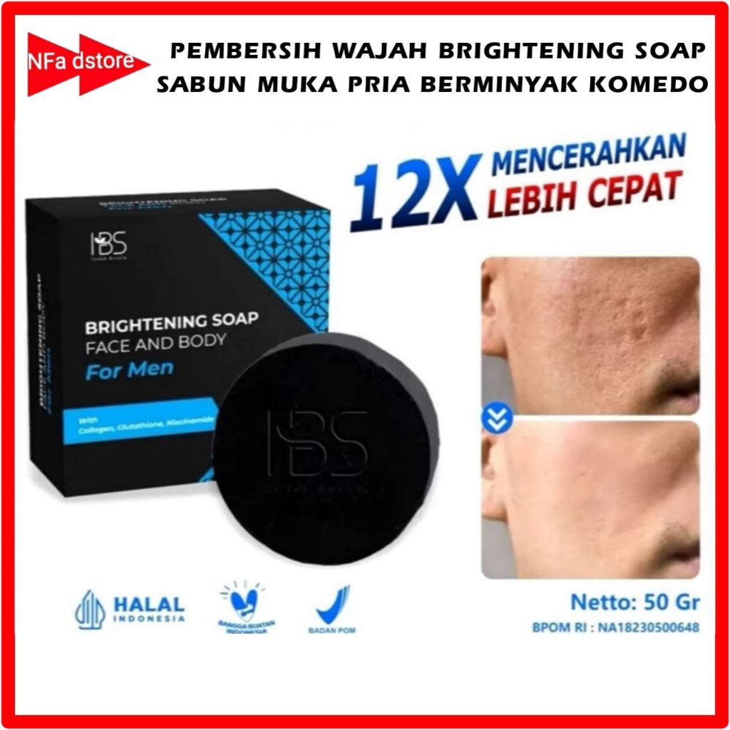 Sabun Wajah Pria IBS Brightening