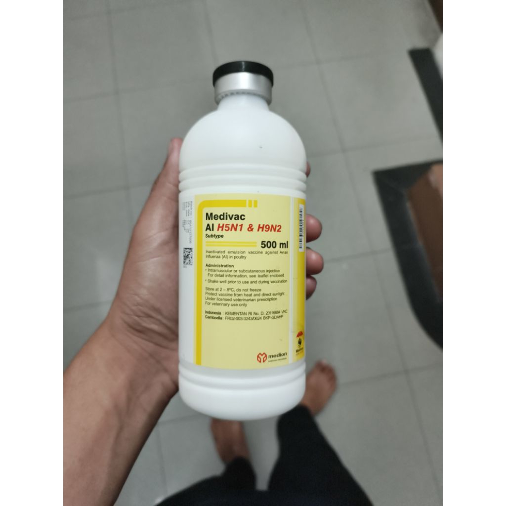 Vaksin Unggas Medivac AI H5N1 H9N2 untuk Mencegah Avian Influenza