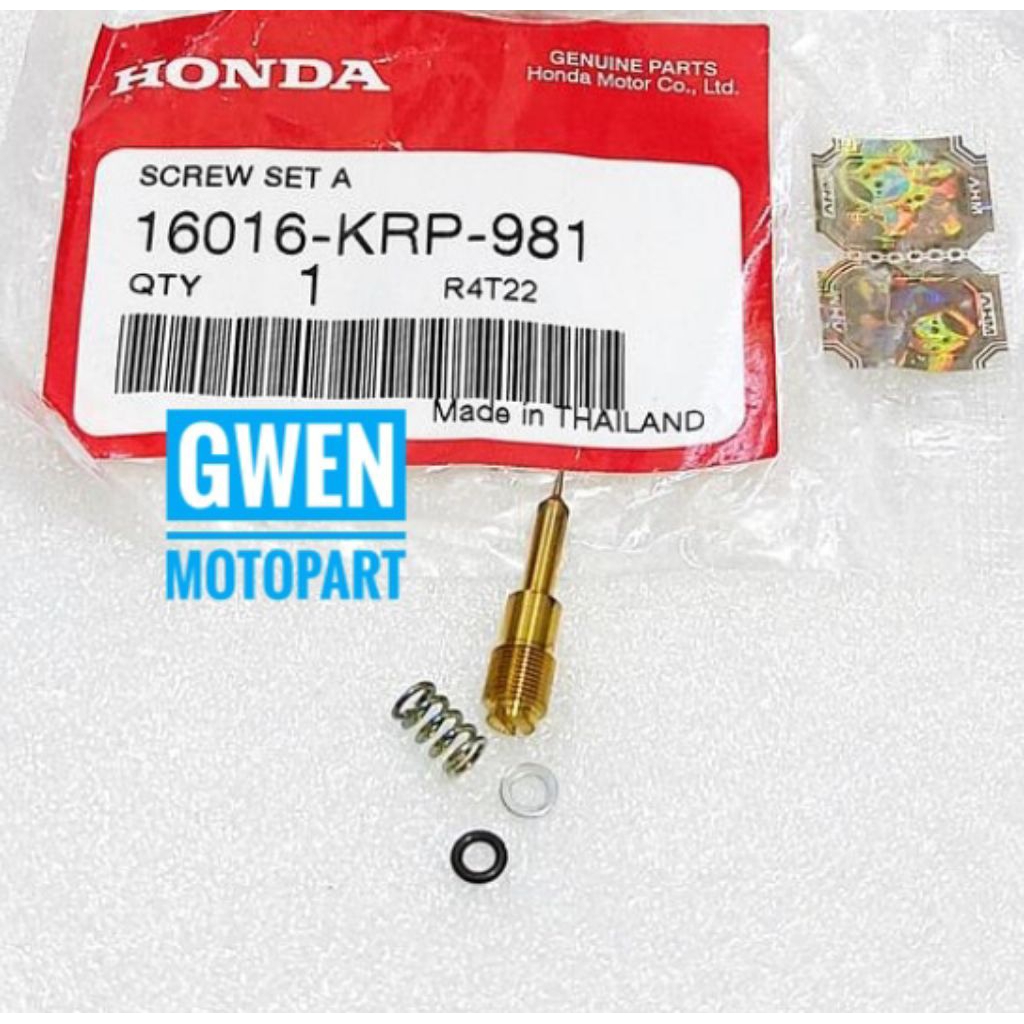 Screw Set A Spuyer Sekrup Skrup Setelan Angin Baut Langsam Spacy Karbu Vario 110 Karbu Beat Karbu Sc