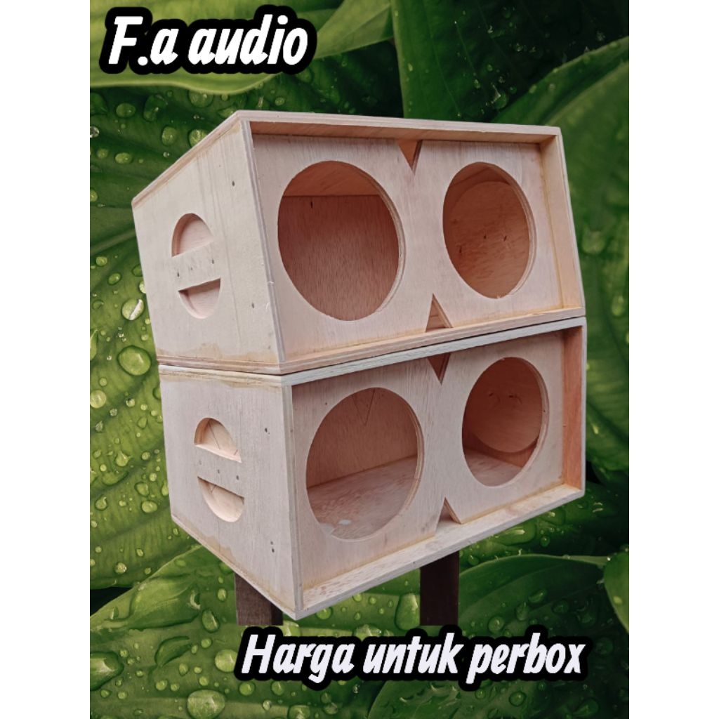 Box Speaker Line Array 6 Inch Double