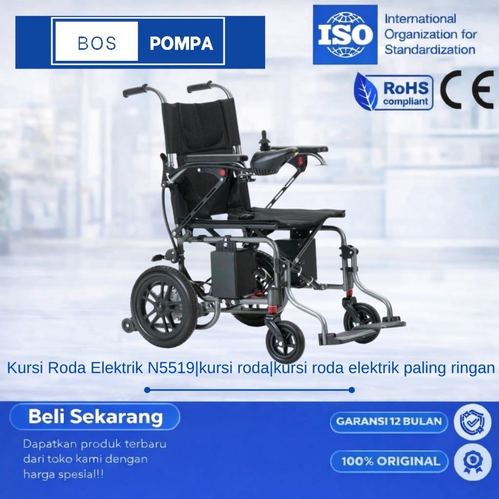 Kursi Roda Elektrik N5519|kursi roda|kursi roda elektrik paling ringan