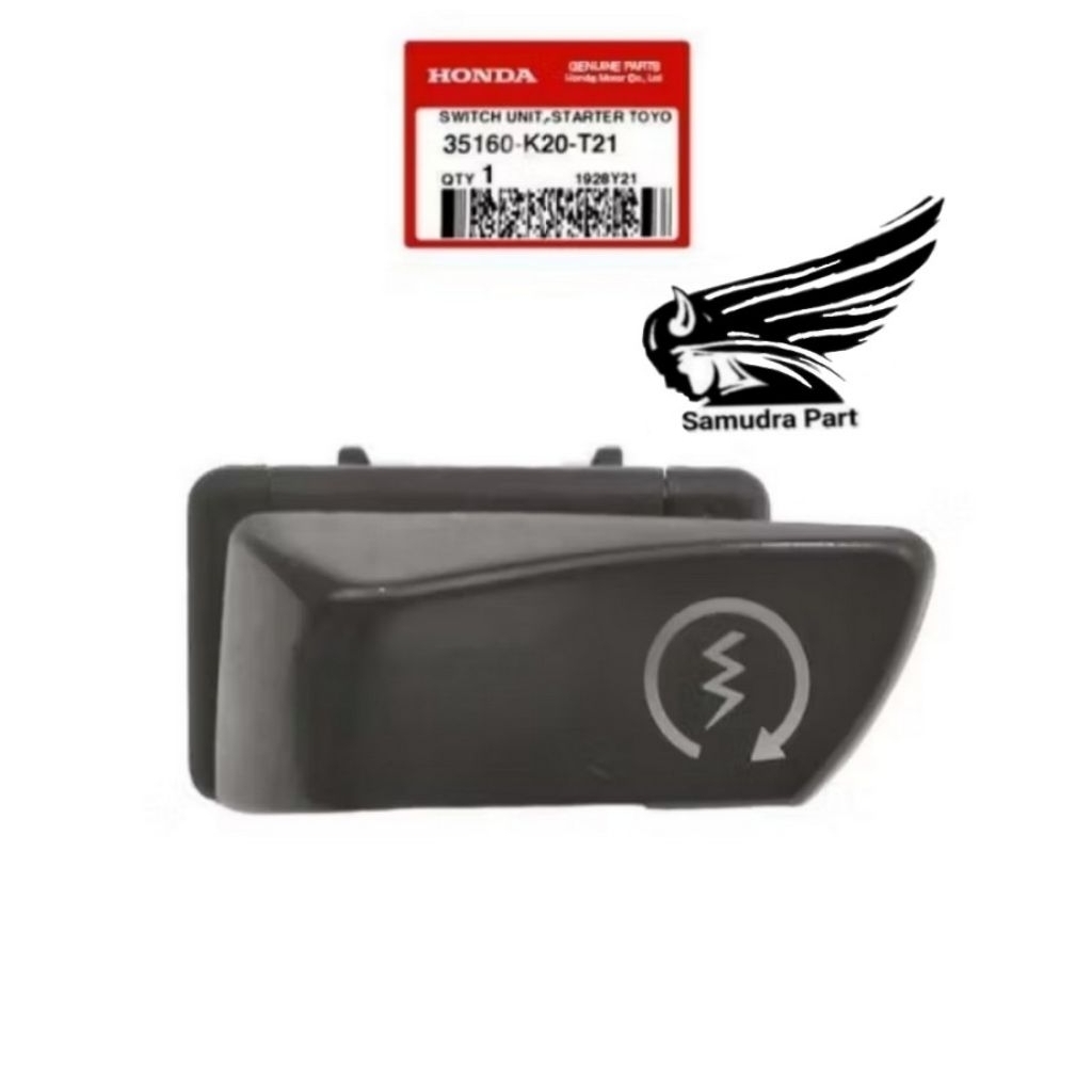 35160K20T21 Tombol stater Switch Stater Beat Scoopy Spacy Supra 125 Fi blade Revo Fi Vario 150 Vario