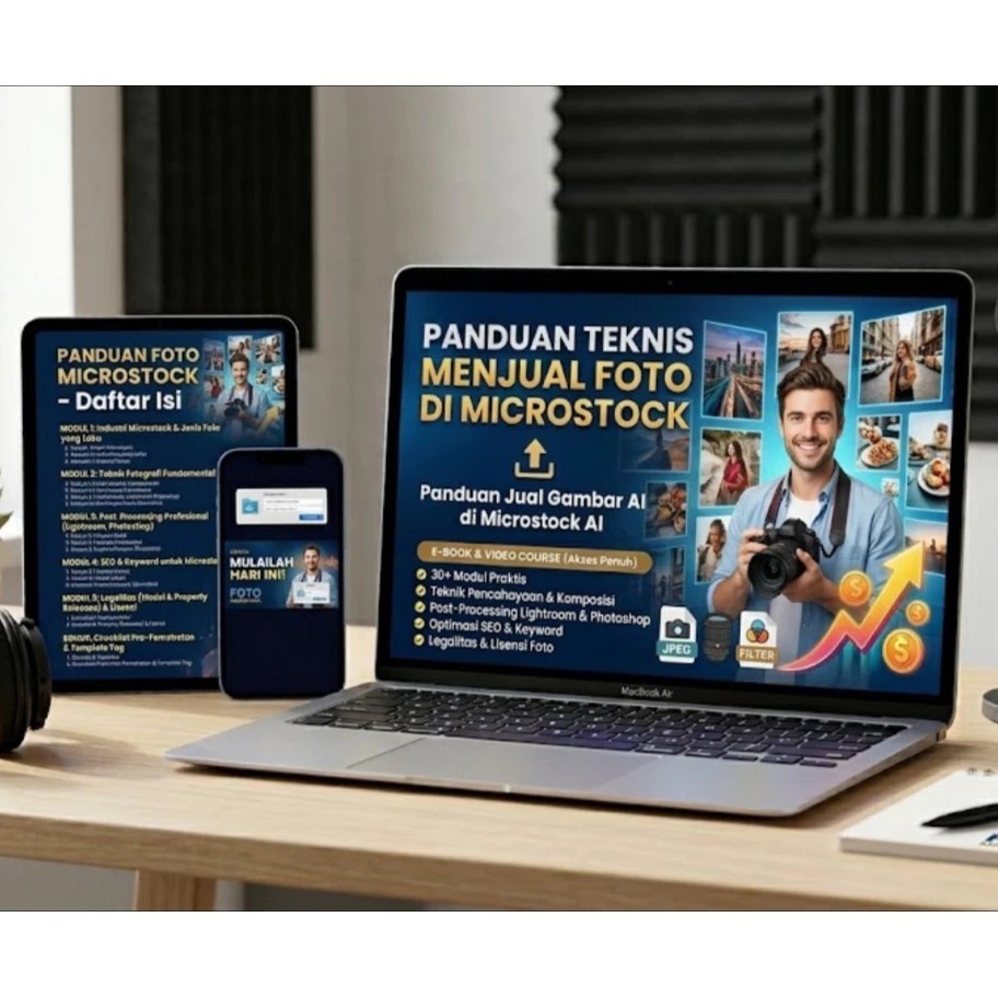 Panduan teknis Menjual Foto di Microstock - Foto AI Jadi Dollar