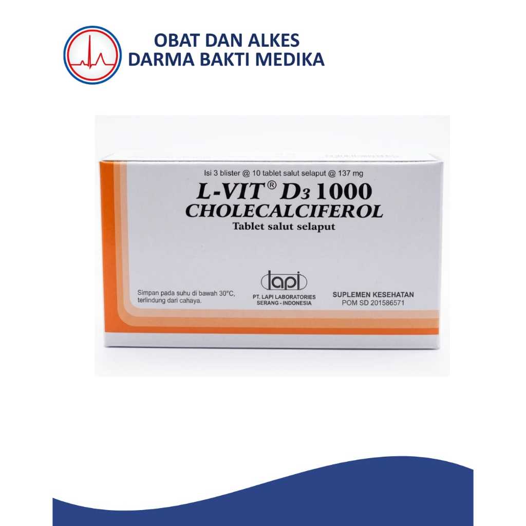 L-Vit D3 1000 10 Tablet