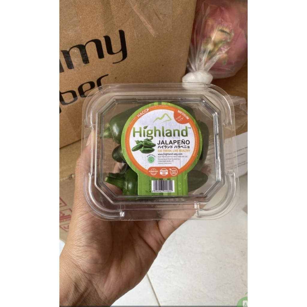 Highland Jalapeno Medium/ Cabe Jalapeno Fresh / Pack