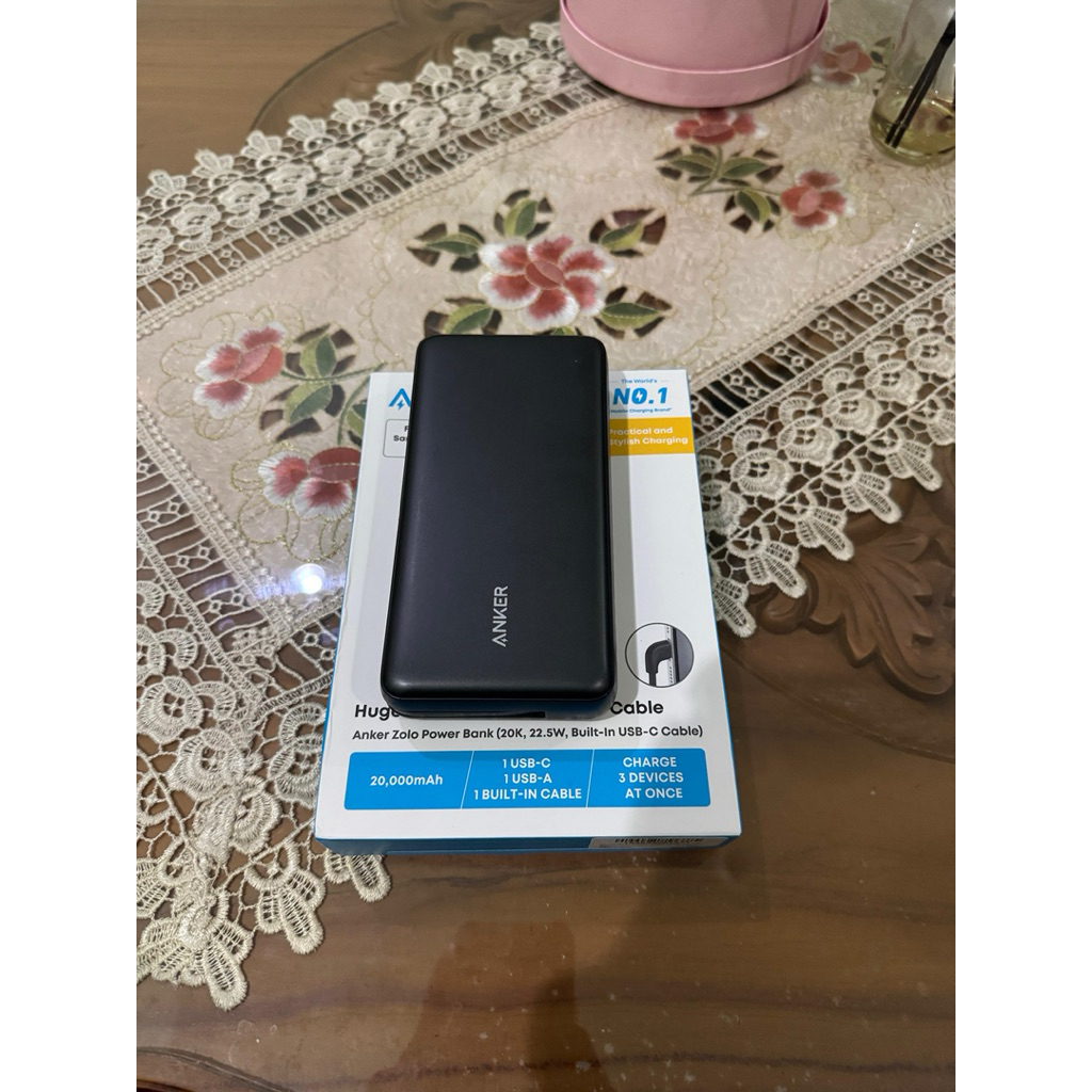 Anker Zolo Powerbank CCC 20000 MaH Original