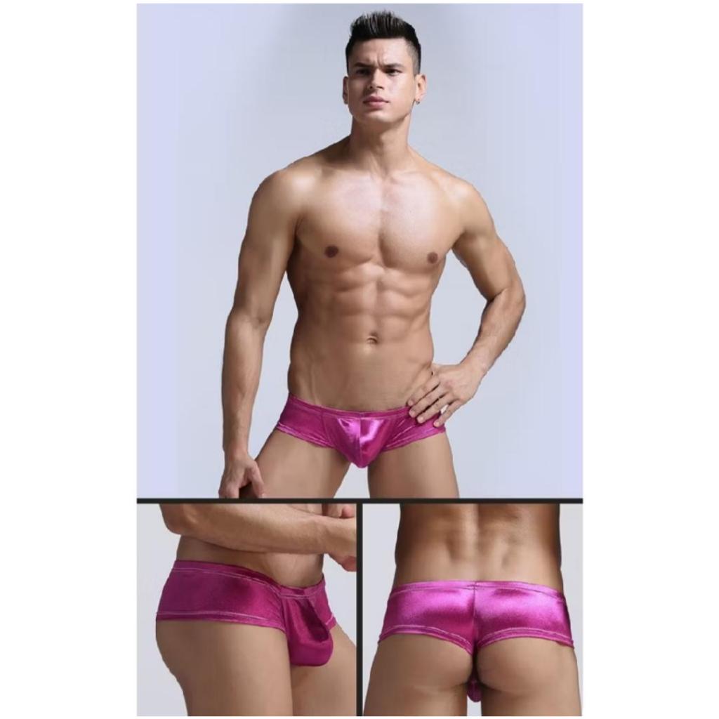 CELANA DALAM BOXER PRIA THONG LOW WAIST SHINY COLOUR